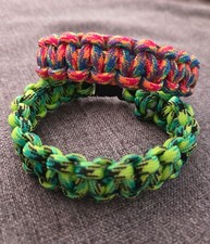 Men's Handmade Paracord 550 Survival Bracelet Set Of 2 Bracelet, Sport, Holiday