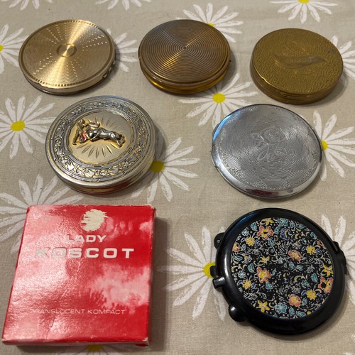 Vintage compact mirrors job - compact,