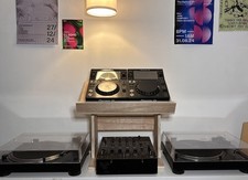 Flat pack wooden DJ deck