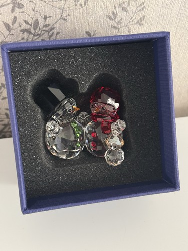 Swarovski snowman pair - swarovski,