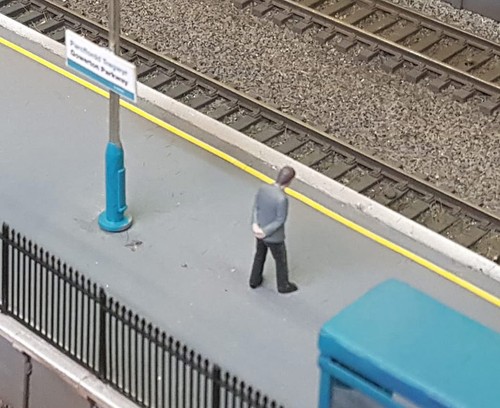 Yellow platform lining mind - platform,