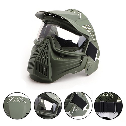 Water gun paintball - mask, full