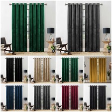 Thick heavy velvet curtains - thick,