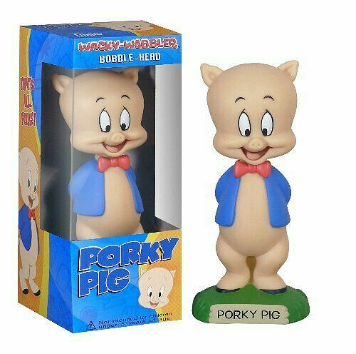 Porky pig pvc - pig, bobble-head