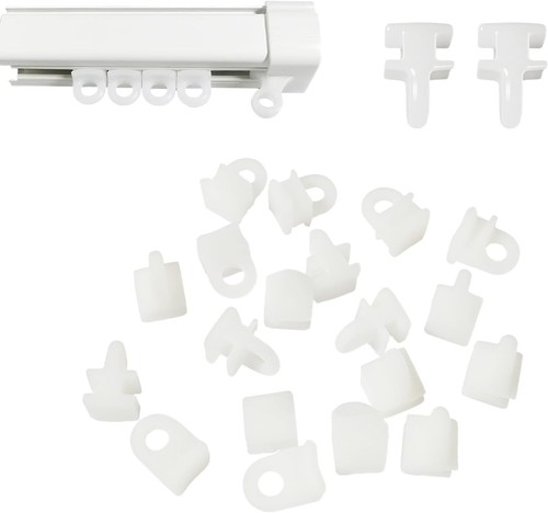 100x curtain track - curtain, gliders
