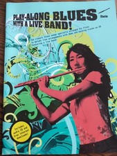 PLAY-ALONG BLUES WITH A LIVE BAND! - FLUTE - WISE - GC - FREEPOST