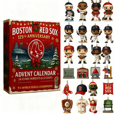 Boston Red Sox 125th Anniversary Christmas Advent Calendar Blind Box Calendar