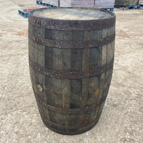 Reclaimed oak whiskey barrel - oak,