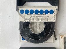 Used Vintage 7" Inch Phillips Audio Reel To Reel Magnetic Recording Tape 