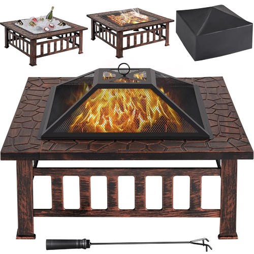 Fire pit for garden - fire, 3-in-1
