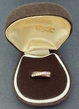 IMMACULATE! Beaverbrooks 9ct Yellow Gold Eternity Ring Hallmarked - size P1/2 