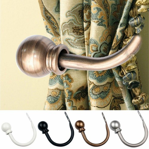 2pcs curtain hold back metal - hold,