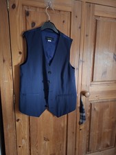 Boys Blue Waist Coat Size 11