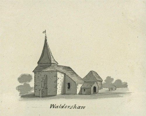 Waldershare church kent - kent,