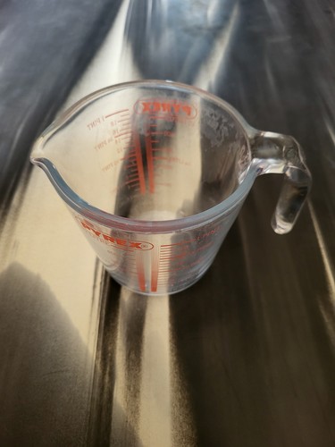 Pyrex pint litre glass - 1,