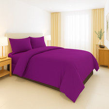 Duvet Quilt Cover Plain Dyed