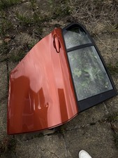 BMW 1 SERIES F20 DRIVER SIDE REAR DOOR IN orange (2012-2018) with trims in pics 