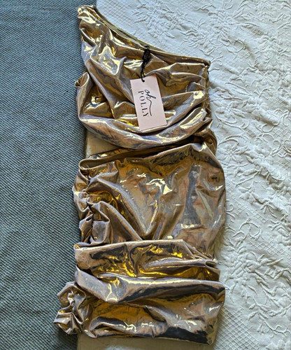 Polly gold satin - oh,