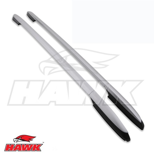 Silver aluminium roof - silver, rails
