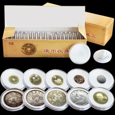 20Pc 46mm Clear Coin Capsules