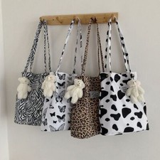 Cow Pattern Casual Tote Bag