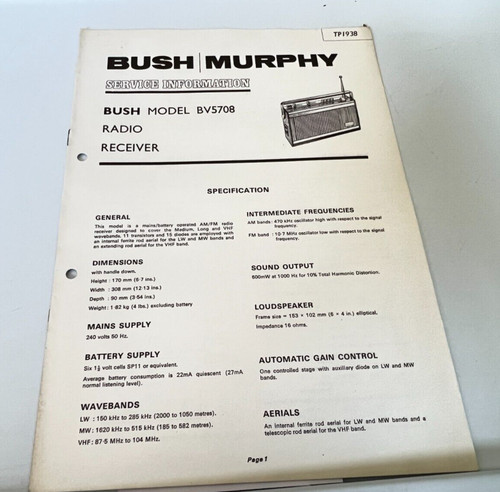 Vintage bush murphy - vintage,