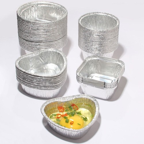 100x disposable aluminium foil - 100x,