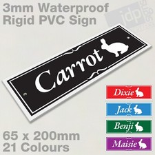 Personalised rabbit hutch door - personalised,