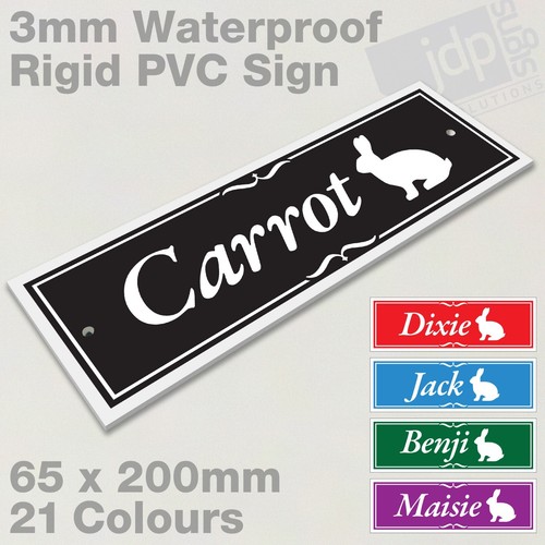 Personalised rabbit hutch door - personalised,