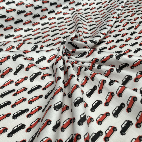 Retro beetle car printed - retro,