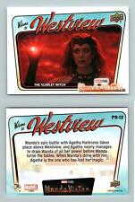 The Scarlet Witch #PR-12 Marvel Wanda Vision Upper Deck Welcome To Westview Card