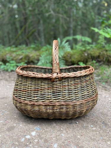 Handmade large wicker foraging - handmade,