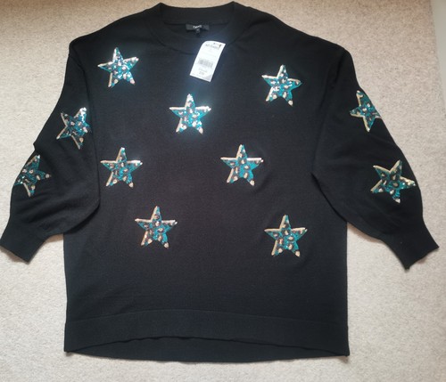Next jumper with - sequin, stars