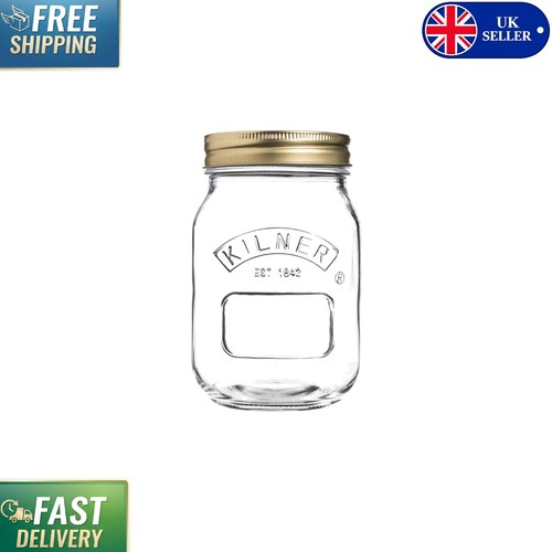 Airtight 500ml glass jar - airtight, with