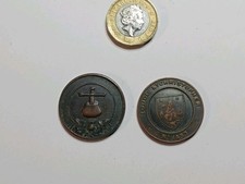 2 X Vintage Masonic Tokens