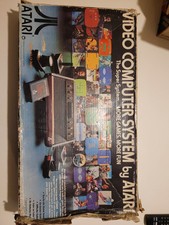Atari 2600 PAL Woody Sixer CX2600 Console 1978 with Original Power Supply