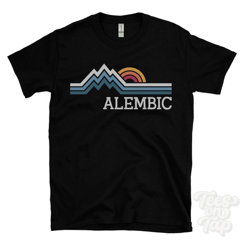 Alembic shirt retro logo - alembic,