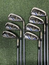 Ping GMax Irons / 5-PW+SW / Yellow Dot / SR Flex Graphite Ping CFS 65 Shafts