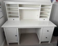 IKEA HEMNES WHITE DESK WITH