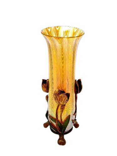 Loetz vase 5cm candia - vase,