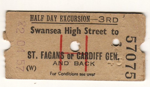 Railway ticket btc swansea - ticket, btc(w)