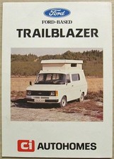 FORD BASED TRAILBLAZER MOTOR CARAVAN CI AUTOHOMES Sales Leaflet Apr 1978 #FB579