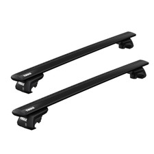  THULE Roof Rack For VW Golf Sportcombi Estate 2007-10 Roof Rails WINGBAR BLACK