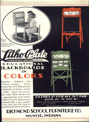 1930 paper color sided - ad,
