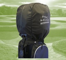Golf Bag Pac Hood Black Universal Rain Cover Hood Protection, Elasticated