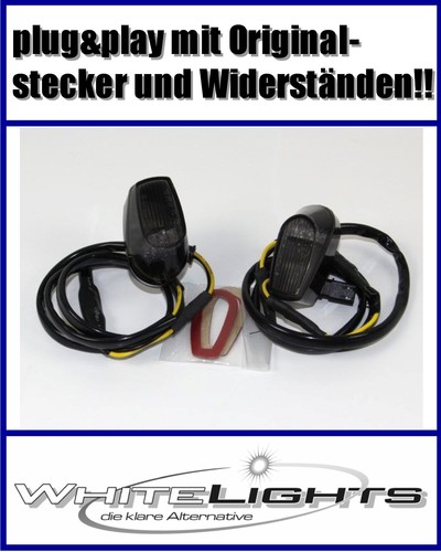 Black led turn signals fairing - black,