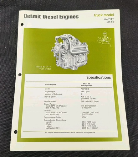 Vintage detroit diesel engines - vintage,