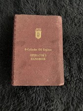 Rolls-Royce Industrial 6 Cylinder Diesel Engine Operators Manual TSD802 1955 OEM