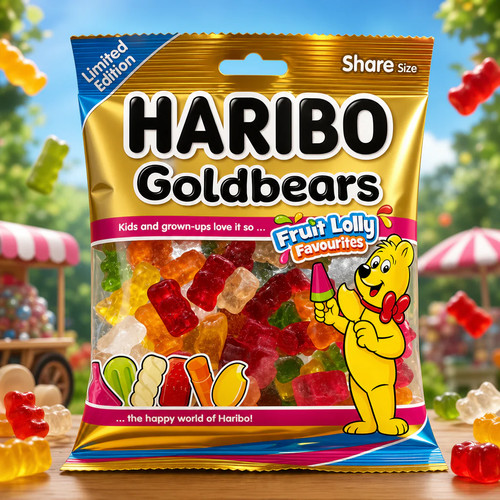 Haribo goldbears fruit - goldbears, lolly