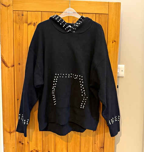 Zara women black studded - zara,